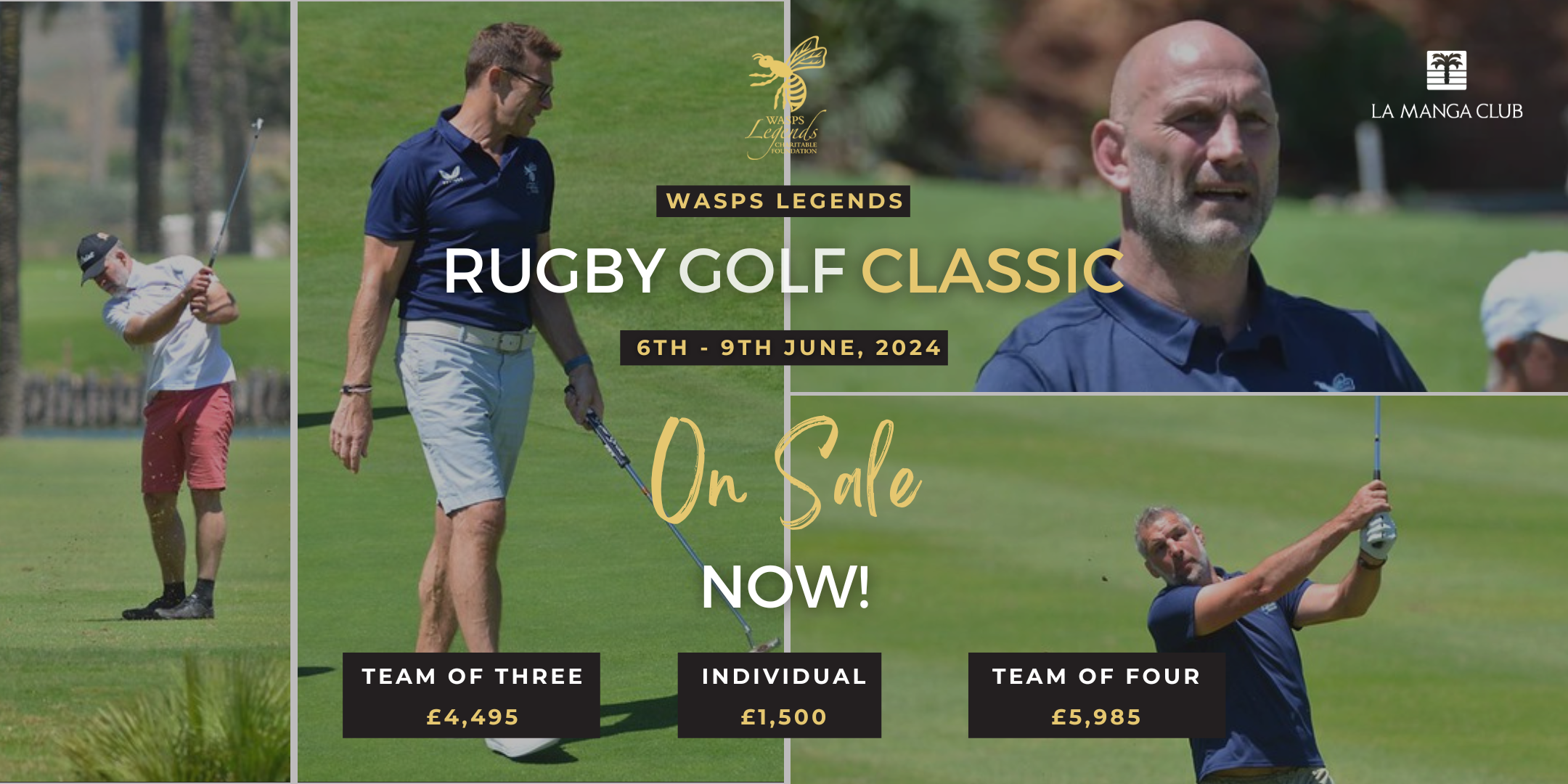 Wasps Legends Rugby Golf Classic 2024 Flyer 